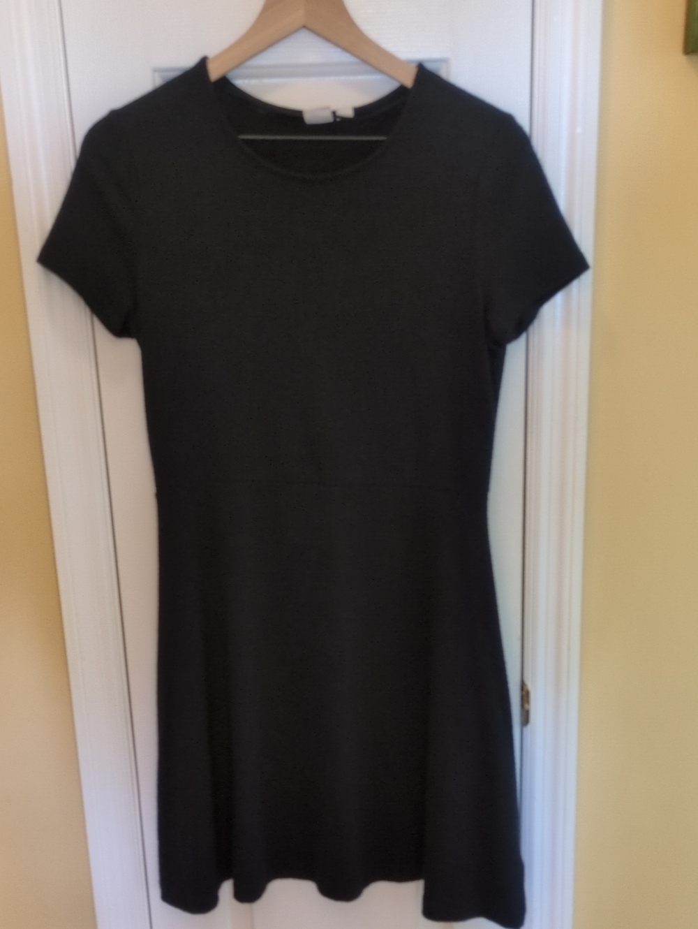 Gap Black Short Sleeve A-Line Dress
